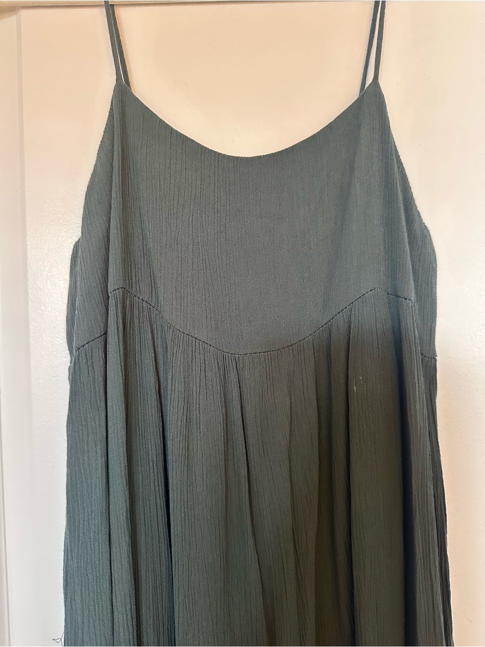 Carly Jean Los Angeles Green Spaghetti-Strap Midi Dress